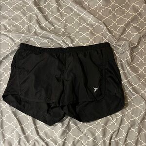 Old Navy Black Women's Athletic Shorts with Micro-Perforation